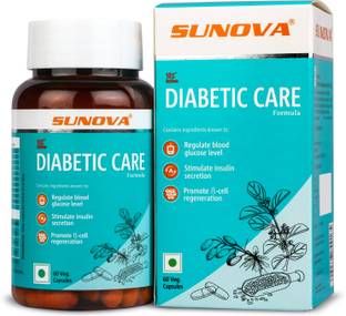 SUNOVA Diabetic Care Capsules for blood glucose & insulin secretion