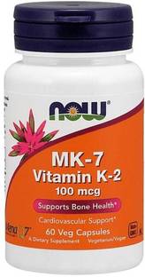 Now Foods MK-7, Vitamin K-2, 100 mcg, 60 Veg Capsules