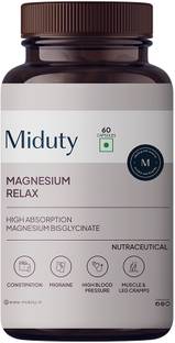 Miduty Palak Notes Magnesium Relax Supplement - Muscle cramp Migraine relief-Good Sleep