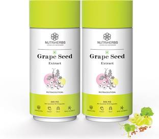 Nutriherbs Grape Seed Extract Capsules | for Healthy Skin , Digestion & Cholesterol Level