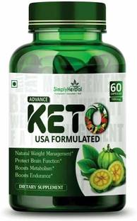 Simply Herbal Weight Loss Natural & Advanced Fat Burner Supplement 1000 MG, 60 Capsules