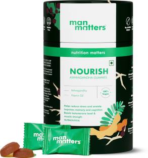 Man Matters Ashwagandha Gummies with KSM 66 Ashwagandha | Stress Relief, Immunity Booster