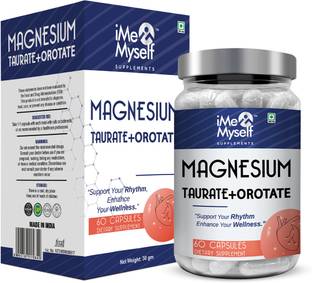 iMeMyself Magnesium Taurate & Orotate Capsules | 90 Count | Daily Support Supplement