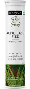 Kapiva Skin Foods Acne Ease Fizz | Reduces Acne & Acne Marks Naturally |Orange Flavour
