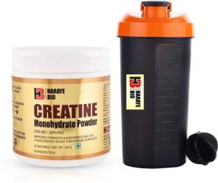 harayebio Micronised Creatine Monohydrate | Lab Tested | With Shaker | 100% Pure Creatine