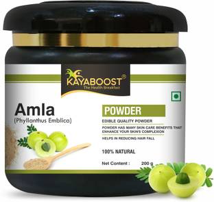 KAYABOOST Amla Powder for Drink, Eating, Hair Growth & Hair Strong