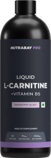 Nutrabay Pro Liquid L-Carnitine + Vitamin B5, Flavor - Raspberry Blast