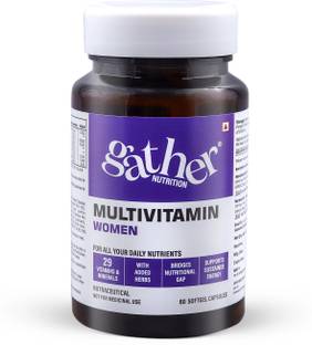 Gather Nutrition Multivitamin for Women | Boost Immunity, Support Bones, Muscles & Anti-Aging