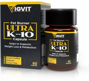 ALTOS ULTRA K-10 Fat Burner Weight Loss Capsule I Caffeine & Green Tea Extract