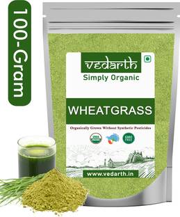 Vedarth Pure WheatGrass Powder - 100g | Pack of 1 | 100% Organic