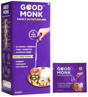 Good Monk Nutrition Mix (Add to Food) - Multivitamins, Probiotics, Fibre & Herbs
