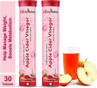 Lifesy Nutra Apple Cider Vinegar Effervescent Tablets, Weight Management, To Control Cravings