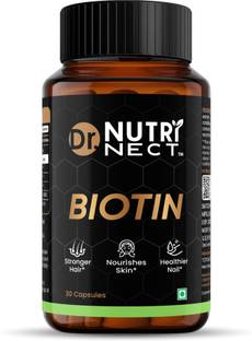 Dr.Nutrinect Deep Biotin for Hair Control | Biotin Tablets for Nail & Glowing Skin