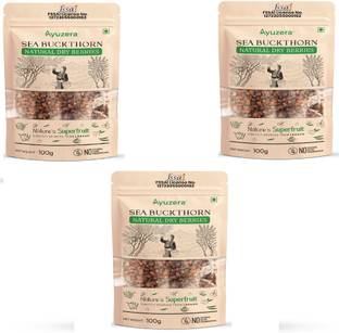 Ayuzera Sea Buckthorn Dry Berry Rich In Omega 3 7 6 9, Fatty Acids, Vitamin E, Vitamin C