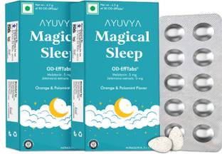 Ayuvya Magical Sleep Support Pills with Melatonin & Jatamansi