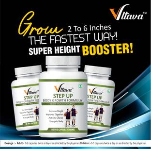VLTAVA Step Up Height Growth Maximize For Taller & Stronger Height Support Bone Density