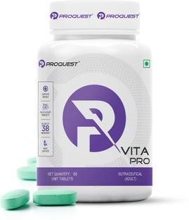 PROQUEST Vita Pro multivitamin tablet with 38 essential ingredients