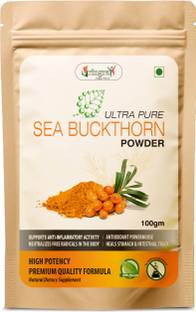 Vringra Sea Buckthorn Powder-Himalayan Berry Powder Enriched with Vitamin C,Omega 7