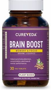 Cureveda Brain Boost - For Memory & Focus - pack of 1