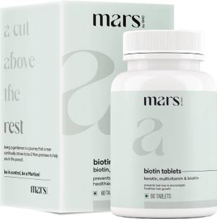 mars by GHC Beard Growth Biotin Tablets With Multivitimins For Men's Healthy Beard Growth