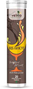 Velicia Re-shot Anti-Hangover for Men & Women Effervescent Water Soluble
