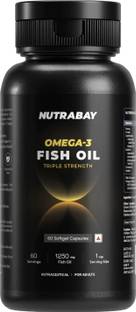 Nutrabay Pro Fish Oil Omega 3 (Triple Strength) - 1250mg