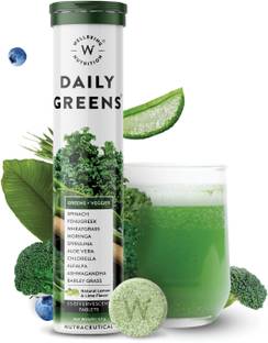 Wellbeing Nutrition Daily Greens with Organic Certified Plant Superfood, Wholefood Multivitamin