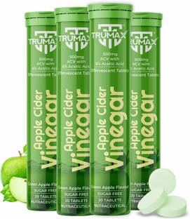TRUMAX Apple Cider Vinegar for Weight Loss Management - 20 Effervescent Tablets