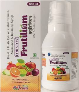 LOHATON FRUTILIUM MULTIVITAMIN BOTANICAL SYRUP WITH FRUITS EXTRACTS & AMINO ACIDS