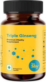 NotShy Triple Ginseng Supplement unique blend of Korean, American, Siberian Ginseng.