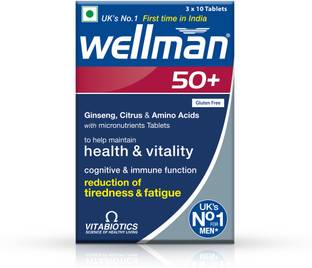 wellman 50+ Multivitamin Health Supplements For Men