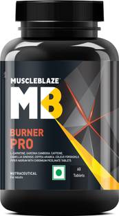 MUSCLEBLAZE Burner PRO | 1000mg L- Carnitine | 400mg Garcinia | Caffeine & Green Tea Extract