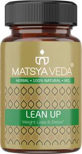 MATSYAVEDA Lean Up, Ayurvedic Capsule for Burning Fat, Weight Loss & Enhancing Digestion