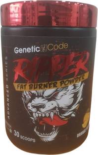 Genetic code RIPPER Fat Burner Powder 30 Scoops-Orange Flavour