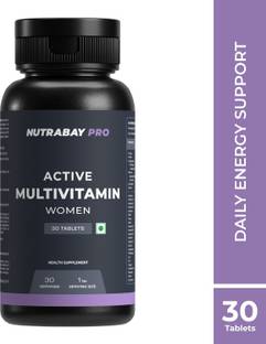 Nutrabay Pro Active Multivitamin Women for Immunity, Hair, Skin & Strong Bones