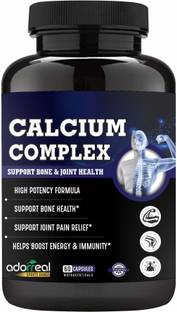 Adorreal Calcium Complex with Magnesium, Vitamin D3, K2,B12 and Zinc