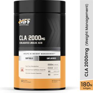 MyFitFuel CLA 1000mg, (180 Capsules) Weight Management, Fat Loss Supplement For Men & Women