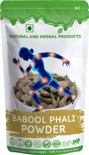 NATURAL AND HERBAL PRODUCTS Babool Phali Powder for Joint Pain | Eating | Cough | Cold | Hair | Skin | Drink