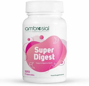 Ambrosial Super Digest with Betaine hcl Pepsin, Ox-Bile, Pancreatin & L-Glutamic Acid