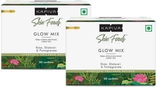 Kapiva Skin Foods Glow Mix |Ayurvedic Beauty Supplement for Healthy & Glowing Skin