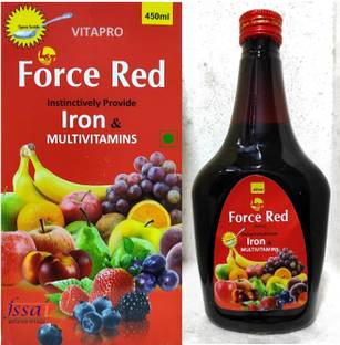 VITAPRO ForceRed Multivitamin Iron Tonic For Nutrition Health Stamina Improve Hemoglobin