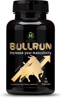 Healthy Nutrition Bullrun for Strength, Energy & Performance -Veg Capsules