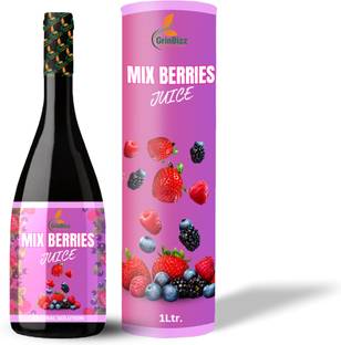 grinbizz Mix Berries Juice AntiOxidant Juice for Detoxification/Boost Immunity/Heart Care