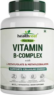 healthreef Plant-Based Bioactive B-Complex Supplement | Energy, Mood Balance & Nerve Health