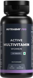 Nutrabay Pro Active Multivitamin Women for Immunity, Hair, Skin & Strong Bones