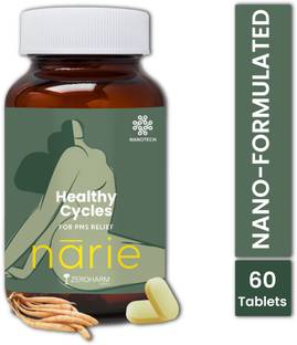 ZEROHARM Narie Healthy Cycles Tablets | Relieves PMS Symptoms | Reduces Period Cramps