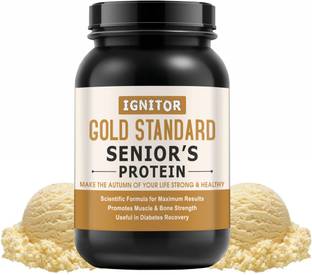 IGNITOR Protein Powder & Protein Supplement For Senior Citizen (Vanilla Kulfi)