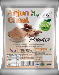 KAYABOOST Arjun ki Chaal Powder, Arjuna Bark, Arjun Chal Tree Kwath, Arjuna Chettu Chhal