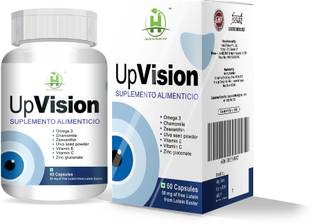 Healthy Nutrition Upvision Eye Care Supplemnt for Eye Health with Omega-3, Vitamin E -Pack of 1