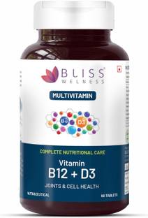 Bliss Welness VitaBliss B12+D3 Multivitamin